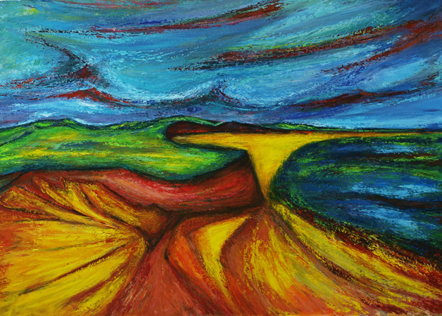 opgebroken landschap